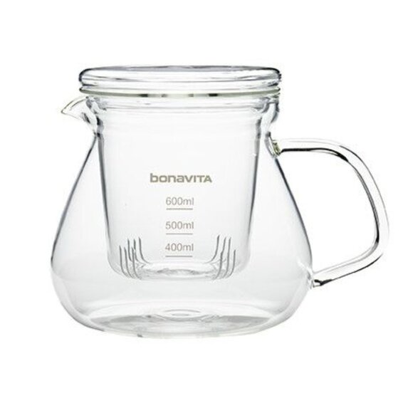 Bonavita Clear Tempered Glass Tea Brewer With Lid 600 ml - Picture 1 of 14
